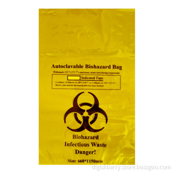 Autoclavable Biohazard Waste Bag (Yellow Color)